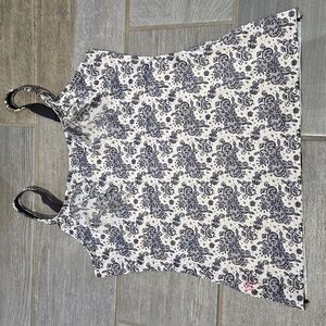 Ruby Ribbon Black NUDE Camisole Bra Adjustable Straps Style 3022 Size 38